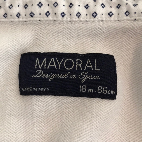 Mayoral button up and corduroy set - Picture 7 of 7